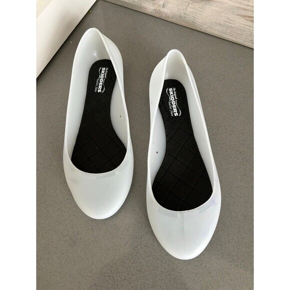 The Original Skidders Women's Ballet Flats WHITE Size: 7 - Picture 2 of 6